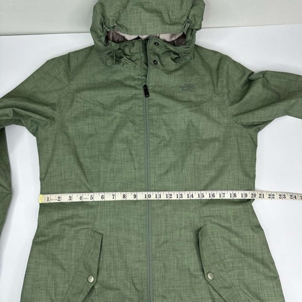 The North Face Women's Parka Jacket Green Hooded Insulated Size Large - Picture 12 of 16